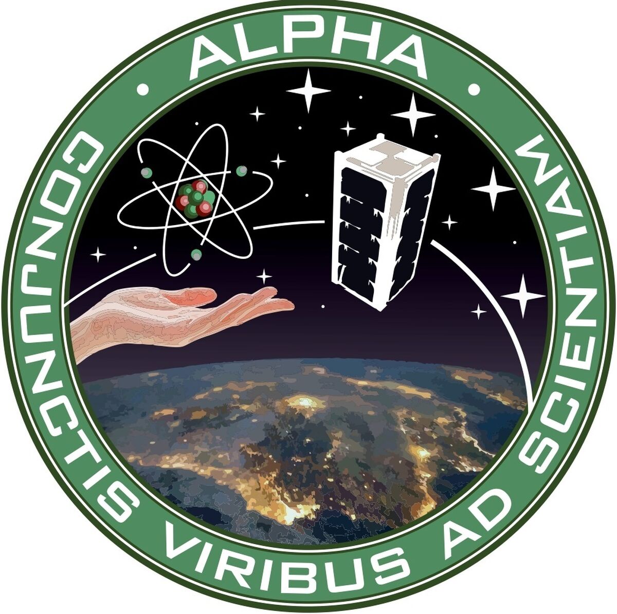 Logotipo de la Misión Alpha