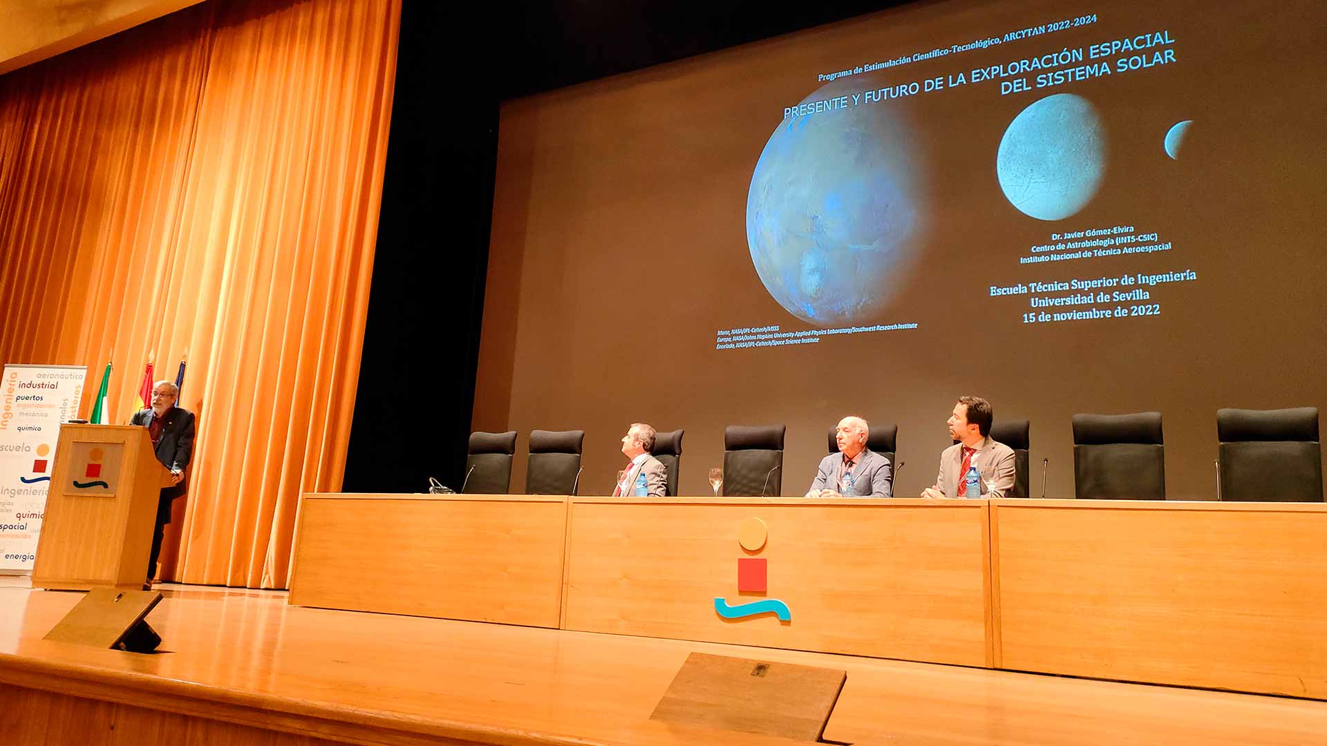 Conferencia mesa redonda Organizada por ARCyTAN “Líderes de proyectos de la NASA hablarán del presente y futuro del espacio en la ETSi” | ETSi