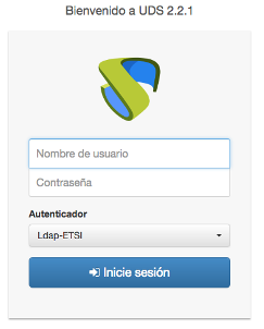 Acceso al servicio