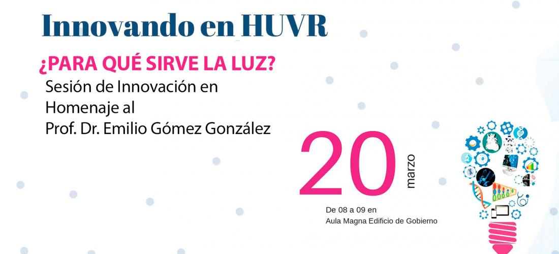 ¿Para qué sirve la luz? Sesión de Innovación Homenaje al Prof. Dr. Emilio Gómez González  | ETSi